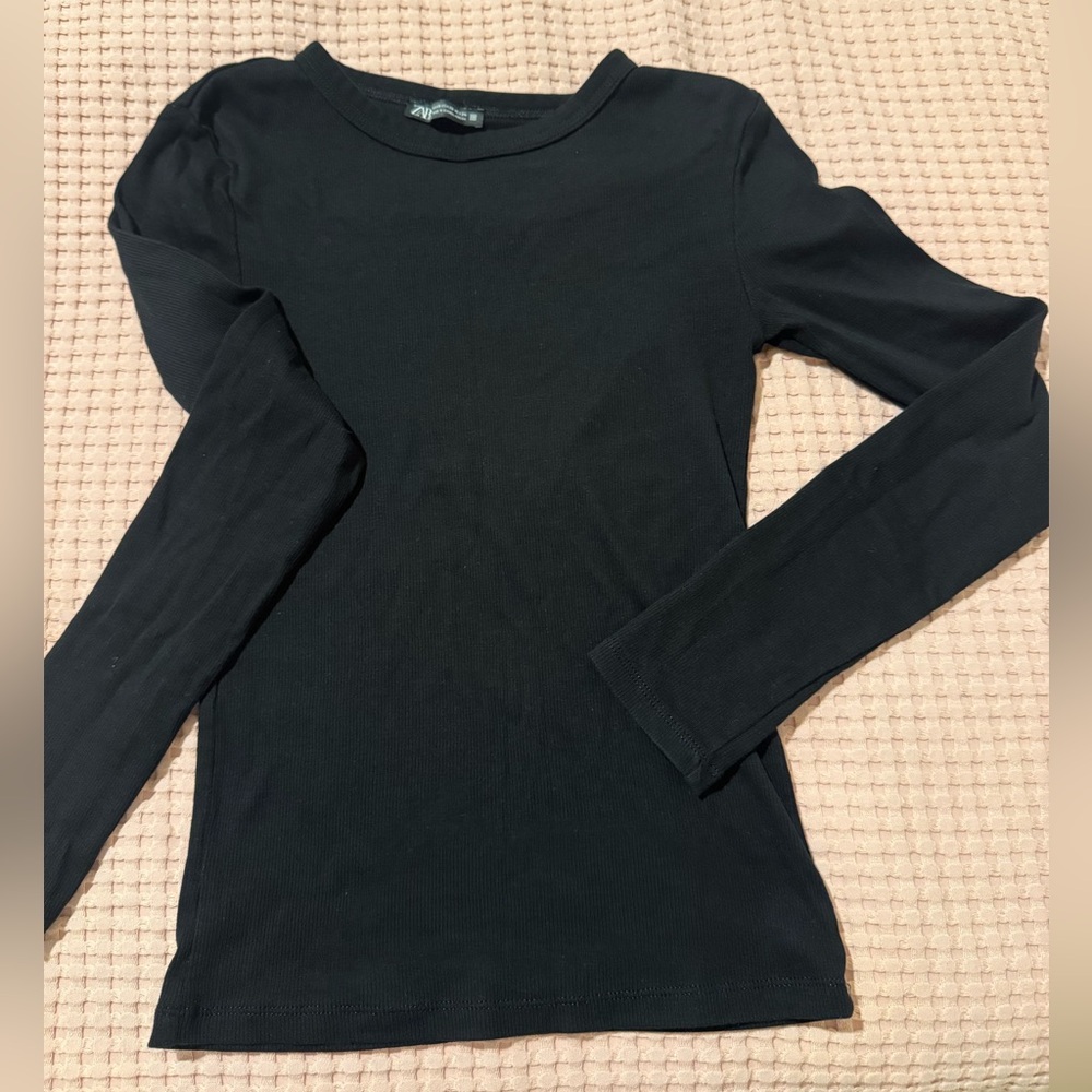 Zara long sleeve black color